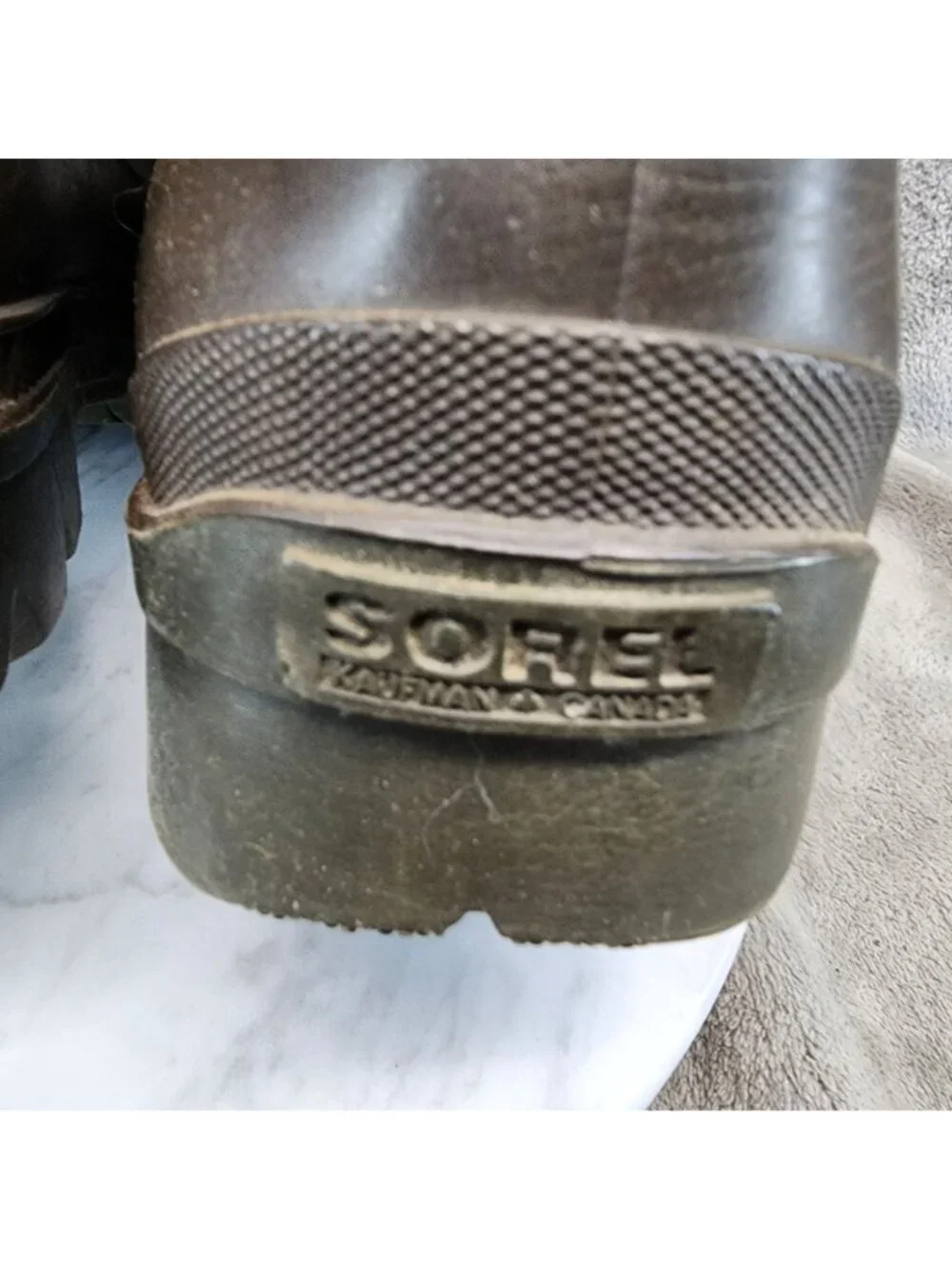 Sorel Shoes Mens Size 10 Brown Leather Lace Up Boots *Read*